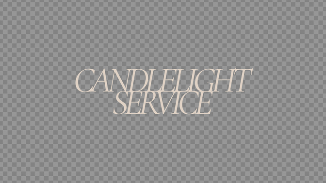 twilight cascade - candlelight service