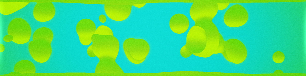 lava lamp - green