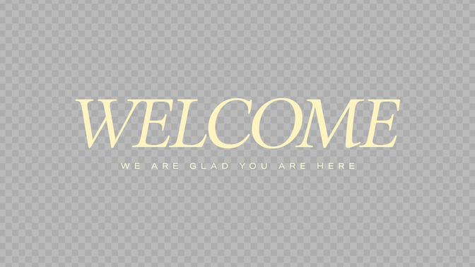 easter etching - welcome